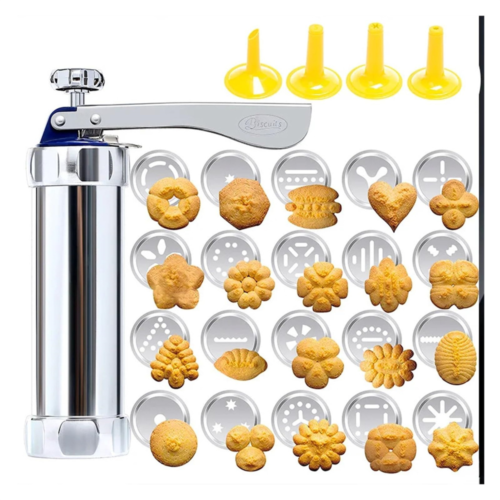 Churros Maker Gun - Alat Pembuat Kue Kering Aluminium, Pembuat