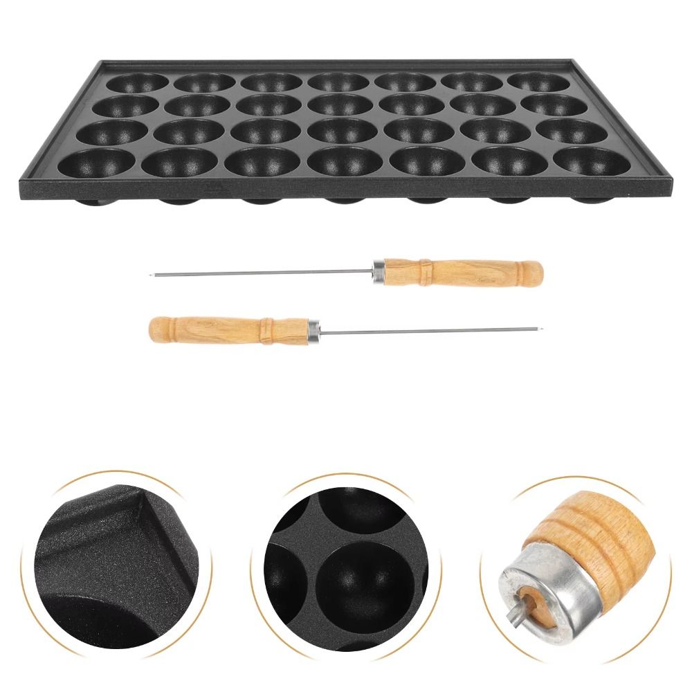 Wajan Takoyaki 28 Lubang Anti  - Takoyaki Grill Plate ulasan dan harga